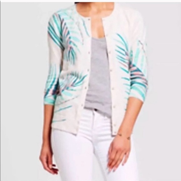 leaf green cardigan